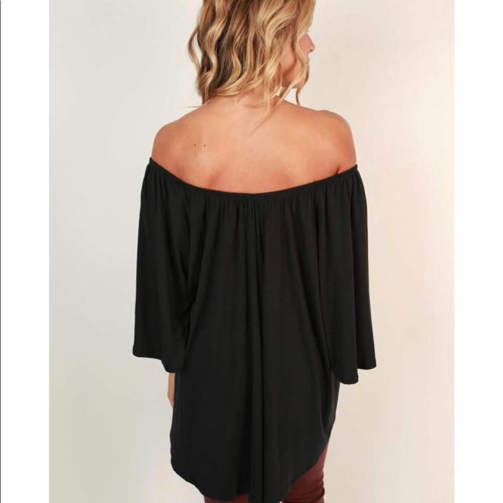 Born Beautiful Off Shoulder Top - Picture 2 of 5